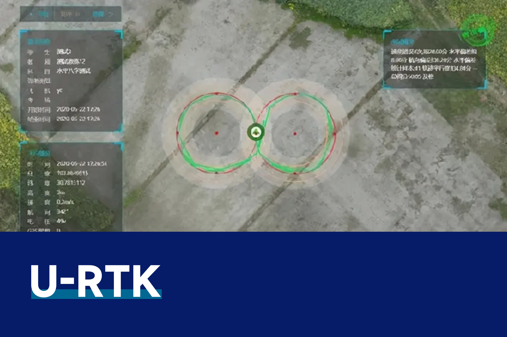U-RTK 无人机电子执照考试监测系统